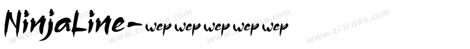 NinjaLine字体转换