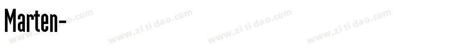 Marten字体转换