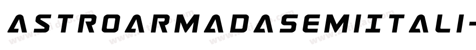 AstroArmadaSemiItali字体转换