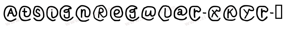 AtsignRegular-xKyr字体转换