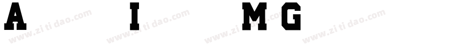 AthleticInverse-MxGn字体转换