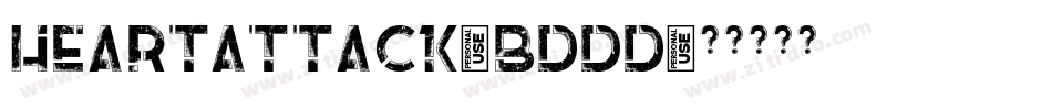 HeartAttack-Bddd字体转换