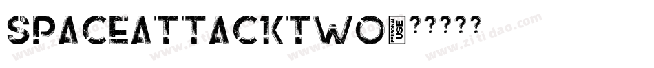 SpaceAttackTwo字体转换