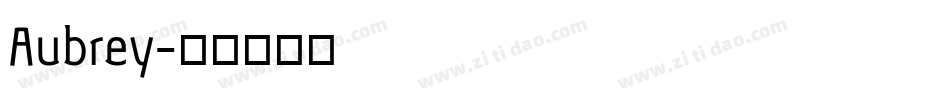 Aubrey字体转换
