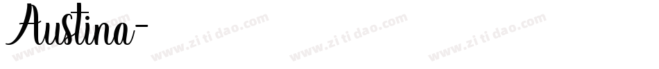 Austina字体转换