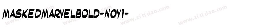 MaskedMarvelBold-n0y1字体转换