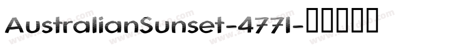 AustralianSunset-477l字体转换
