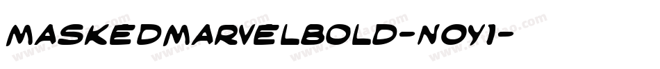 MaskedMarvelBold-n0y1字体转换