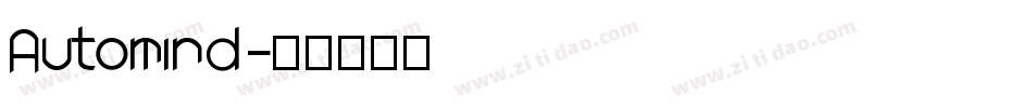 Automind字体转换