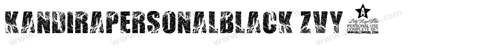 KandiraPersonalBlack-zVY3字体转换