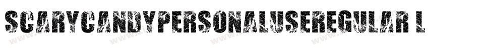 ScaryCandyPersonalUseRegular-L3Jny字体转换