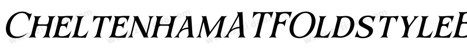 CheltenhamATFOldstyleBQ-Italic字体转换