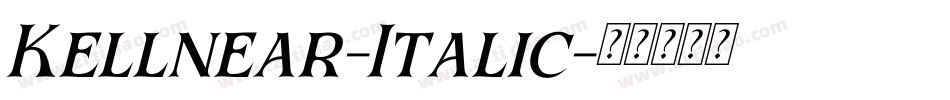 Kellnear-Italic字体转换