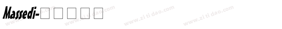 Massedi字体转换