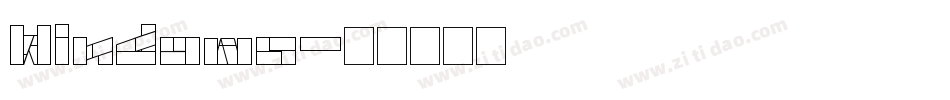 Windows字体转换