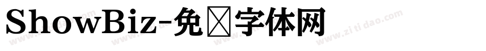 ShowBiz字体转换