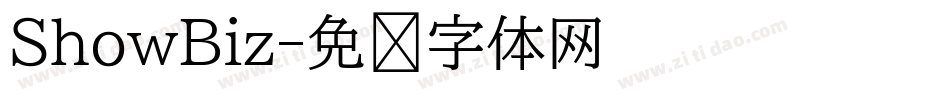 ShowBiz字体转换