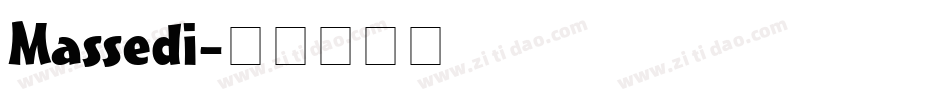 Massedi字体转换