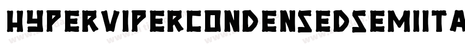 HyperViperCondensedSemiital-PKKLZ字体转换