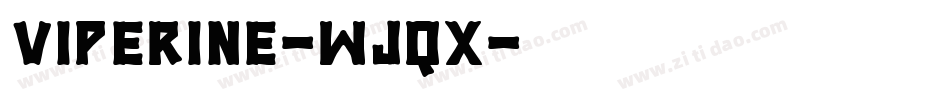 Viperine-wjqx字体转换
