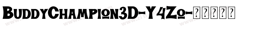 BuddyChampion3D-Y4Zo字体转换