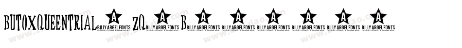 ButoxqueenTrial-Zq1B字体转换