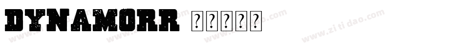 DynamoRR字体转换