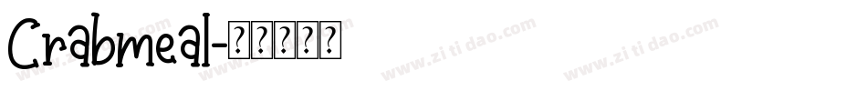 Crabmeal字体转换