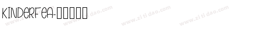 KINDERFEA字体转换