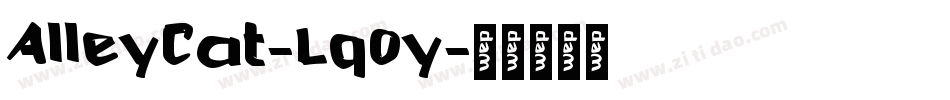 AlleyCat-Lq0y字体转换