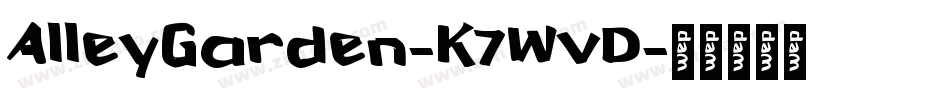 AlleyGarden-K7WvD字体转换