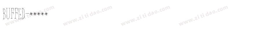 Buffed字体转换