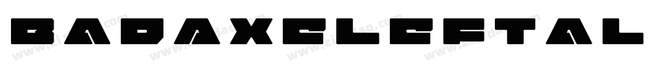BadAxeLeftalic-nRrA1字体转换