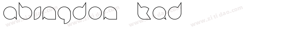 Abingdon-6KqD字体转换