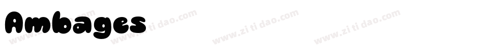 Ambages字体转换