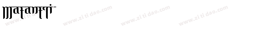 Matantqi字体转换