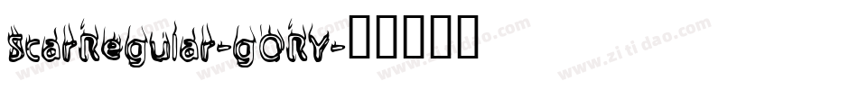 ScarRegular-gORY字体转换