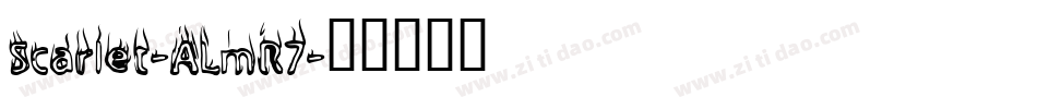 Scarlet-ALmR7字体转换