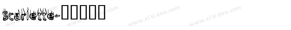 Scarlette字体转换