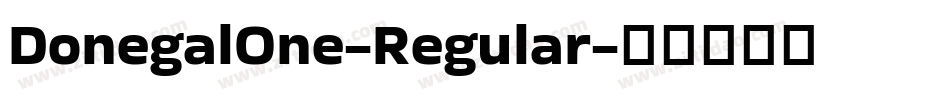 DonegalOne-Regular字体转换
