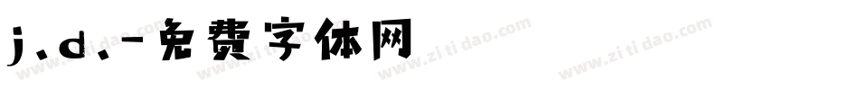 j.d.字体转换