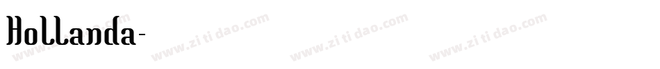 Hollanda字体转换