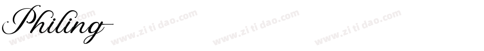 Philing字体转换