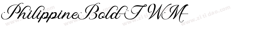 PhilippineBold-J1WM字体转换