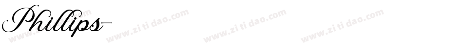 Phillips字体转换