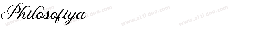 Philosofiya字体转换