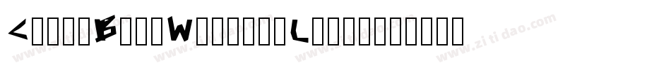 CrashBangWallop-Light字体转换