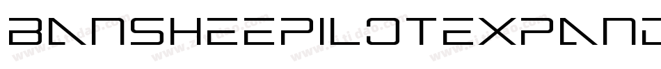 BansheePilotExpandedItalic-JLEK字体转换