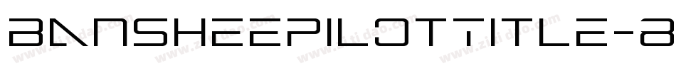 BansheePilotTitle-8JLn字体转换