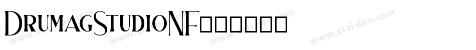DrumagStudioNF字体转换